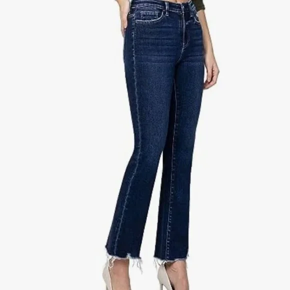 Dark Wash Bootcut Jeans – Flattering & Flared! - Picture 4 of 8